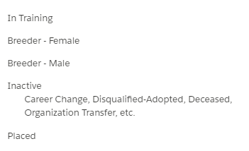 1. Available Record Types