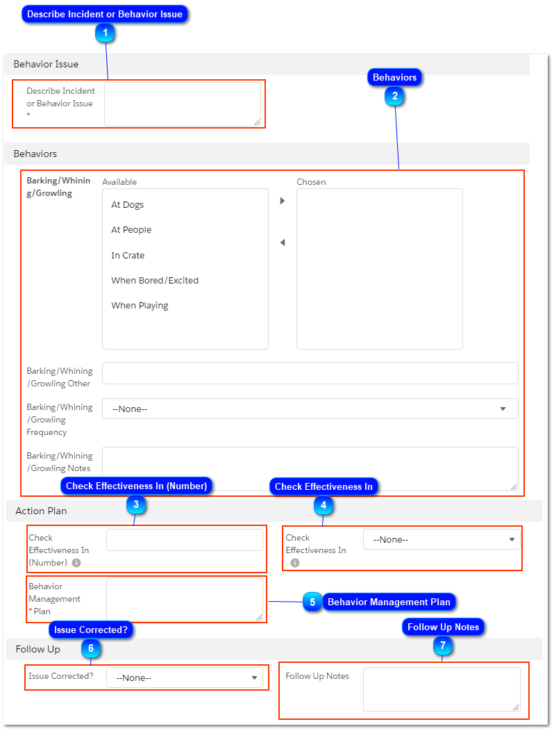 4.1.1. Behavior Issue Management